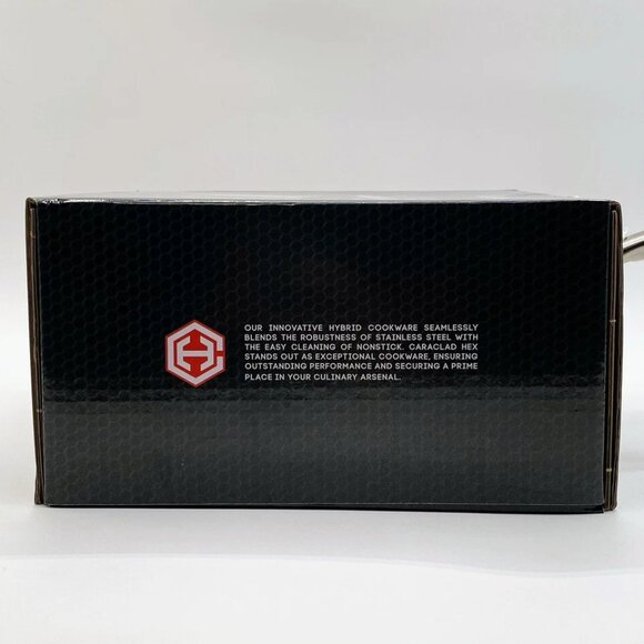 Caraclad HEX 2 Quart Sauce Pot with Glass Lid - Picture 3 of 8